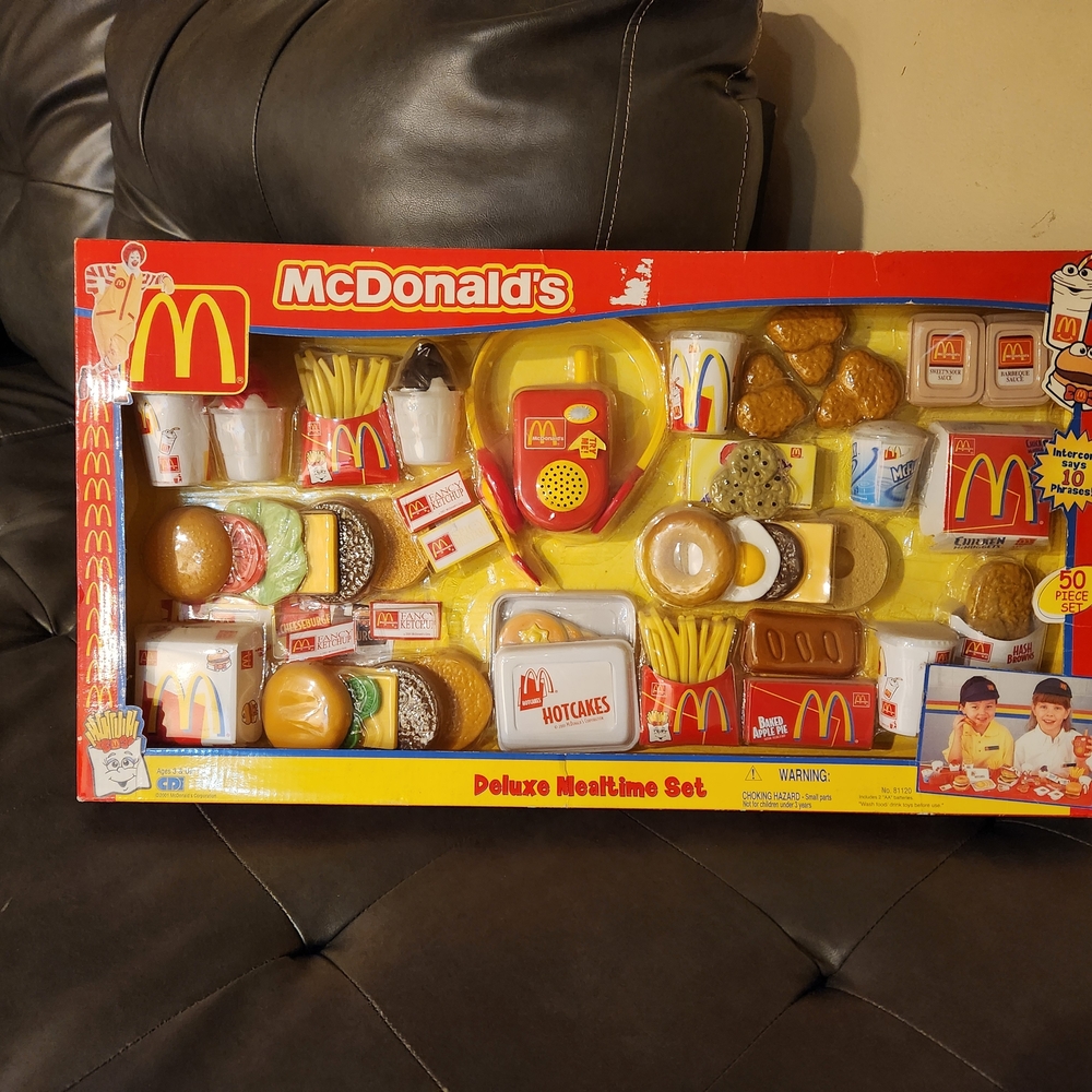 New Rare 2001 McDonald's 50 Piece Play Mealtime Set - Picture 12 of 12